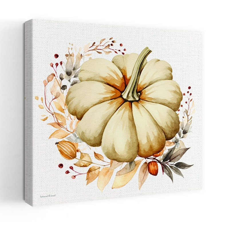 Art mural abstrait d'automne contemporain rustique, H 36 po x l 36 po