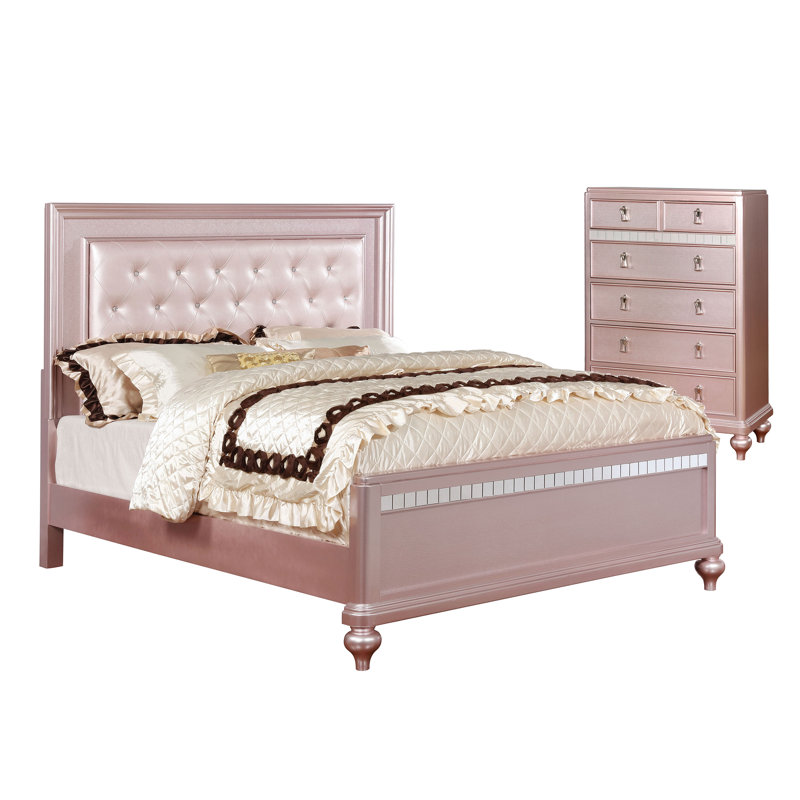 Annistyn Solid Wood Piece Bedroom Set, Full