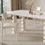Creamy White Casual Comfort Dining Chairs