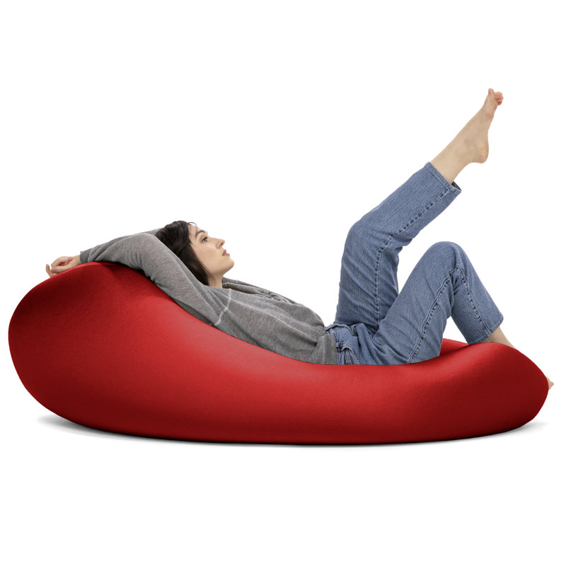 Nimbus Spandex Large Bean Bag Chair & Lounger, Red