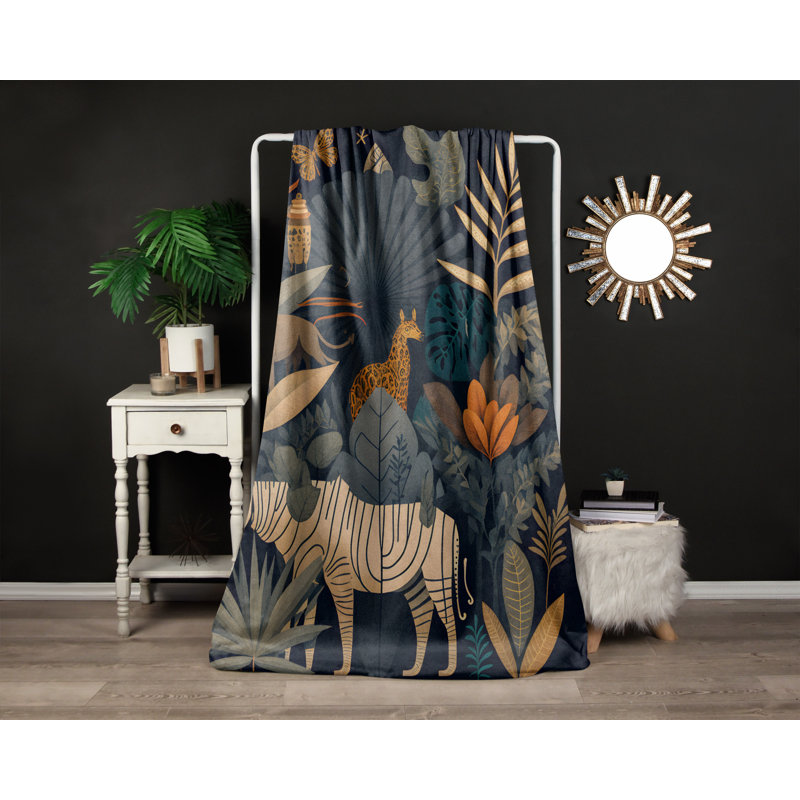 Throw Blanket, 80" L x 68" W