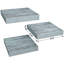Ensemble de 3 tablettes flottantes carrées avec supports invisibles Sorbus-1589216250