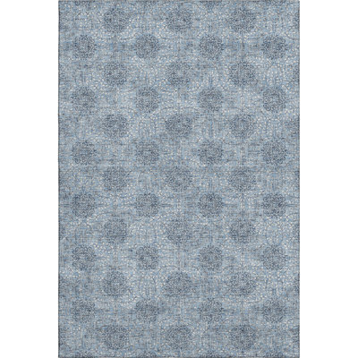 Premium Machine Washable Mayfield AMF1856 Damask Rug