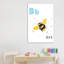 Alphabet Flash Card B - impression d'art graphique-52836688-52836686-52836687