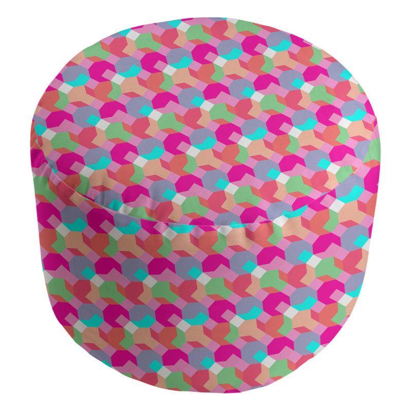 Repose-pieds Avicia, Rose profond / bleu sarcelle