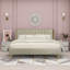 Eriksay Low Profile Upholstered Platform Bed with Wingback Headboard-393698367-296471721