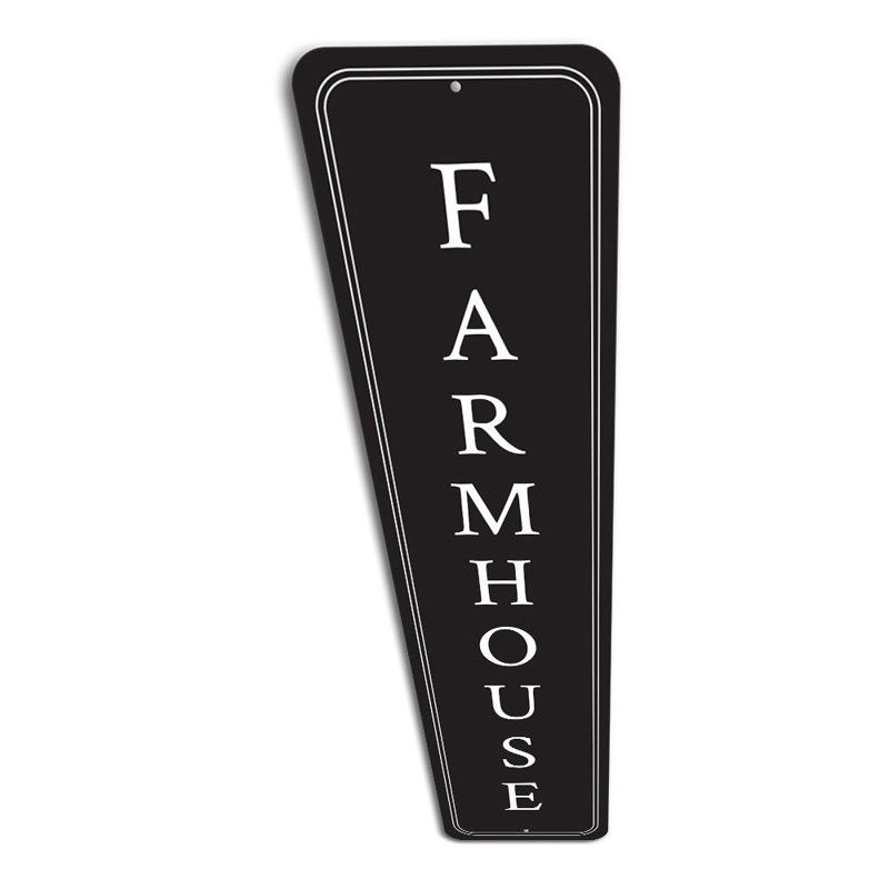 Panneau vertical en aluminium, H 18 po x l 4 po x P 0,04 po