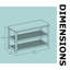 6 Pair Shoe Storage Bench