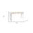 54" Solid Wood Distressed Console Table-111379045
