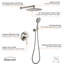 Système de douche mural complet avec valve brute-71368092