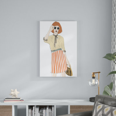 Fashion Vignette I by June Erica Vess - Painting Print