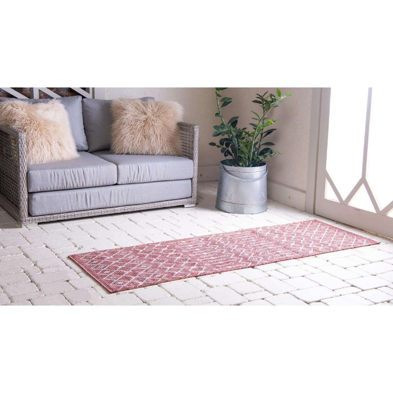 Tapis d'extérieur Preen couleur rouille, Tapis de couloir 2 pi x 6 pi