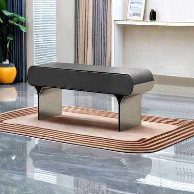 Toriona Faux Leather Upholstered Bench