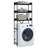 Washing Machine Shelf 26.4"X9.8"X64.2" Engineered Wood-229679506