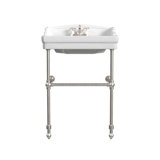 Cheviot Products Essex 24" Console Bathroom Sink with Overflow & Metal Base