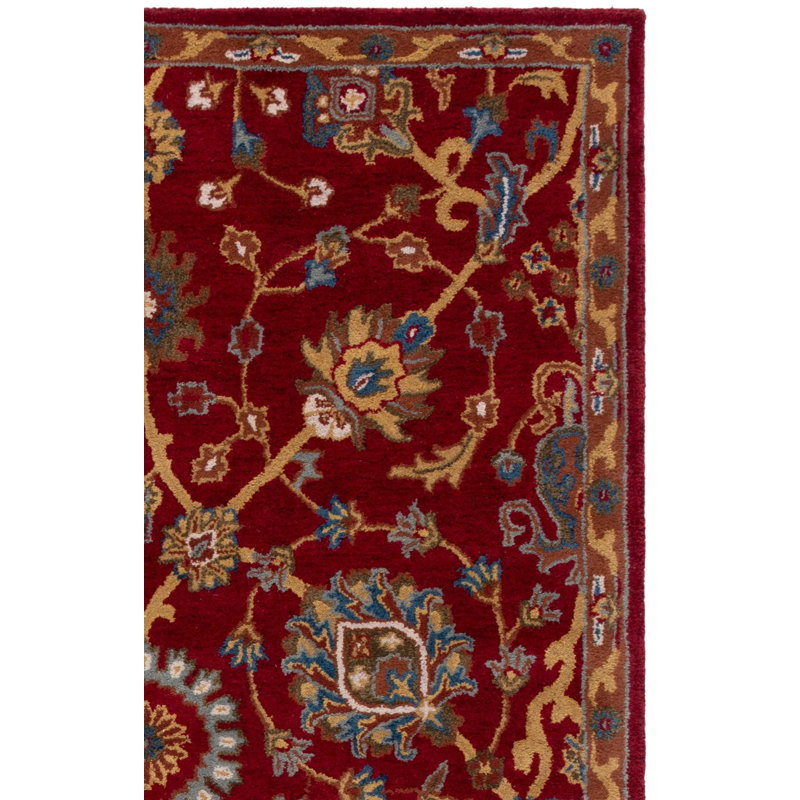Rodney Hand Tufted Wool Oriental Rug, Rectangle 6' x 9'