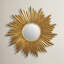 Miroir mural traditionnel soleil