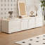 Meuble télé moderne en bois manufacturé blanc-146497373