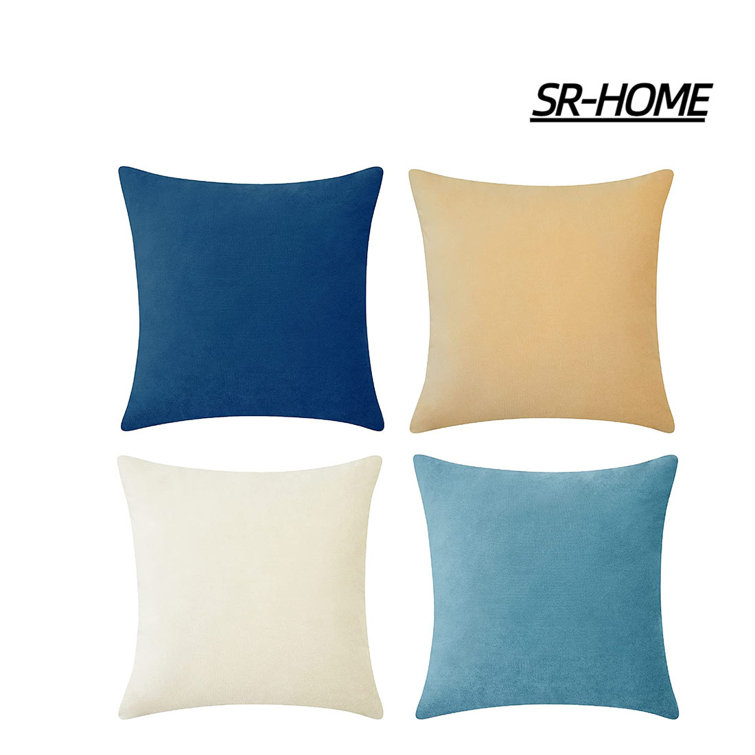 SR-HOME Decorative Throw Pillow Covers Cushion Cases, Set Of 4