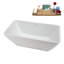 Baignoire autoportante 59 "avec drain interne Streamline-112235431