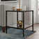 Hera Glass End Table with Storage