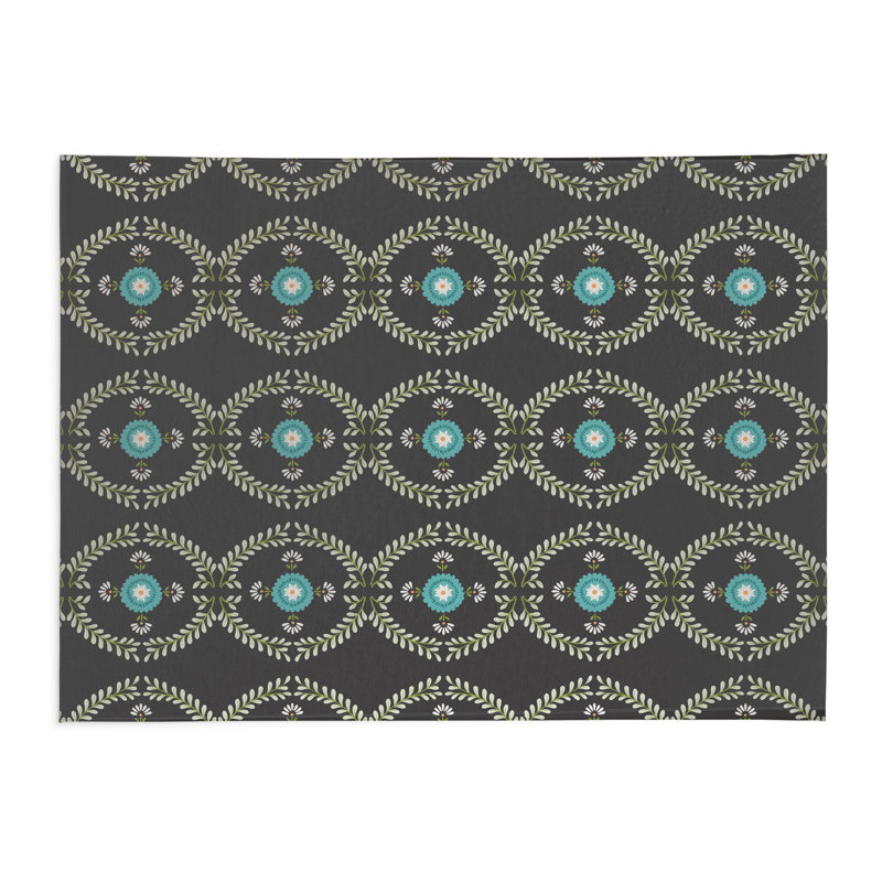 Tapis de cuisine antidérapant Bree, Gris anthracite, Rectangle 4pi x 6 pi