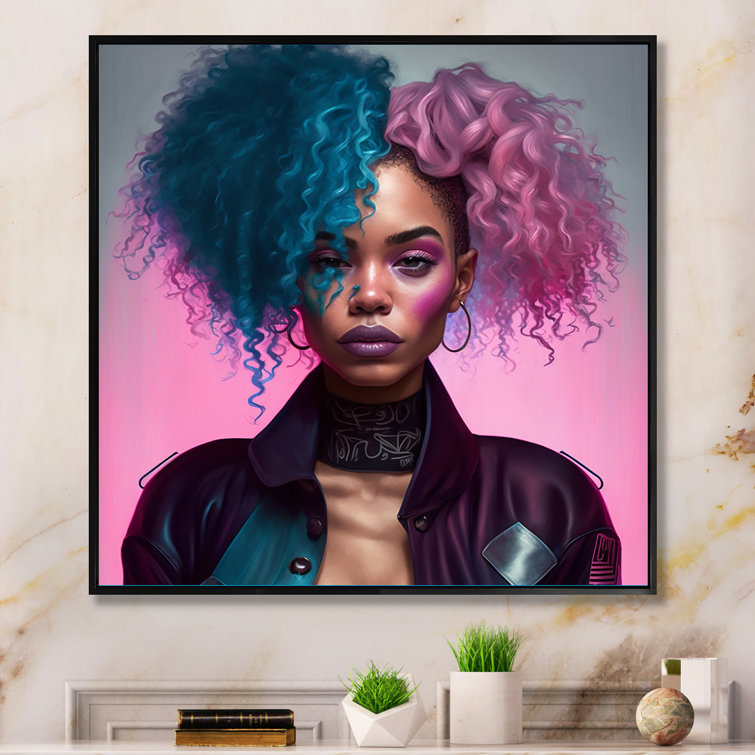 https://assets.wfcdn.com/im/24790888/resize-h755-w755%5Ecompr-r85/2383/238390189/Hip+Hop+Girl+With+Pink+And+Blue+Hair+IV+Framed+On+Canvas+Print.jpg