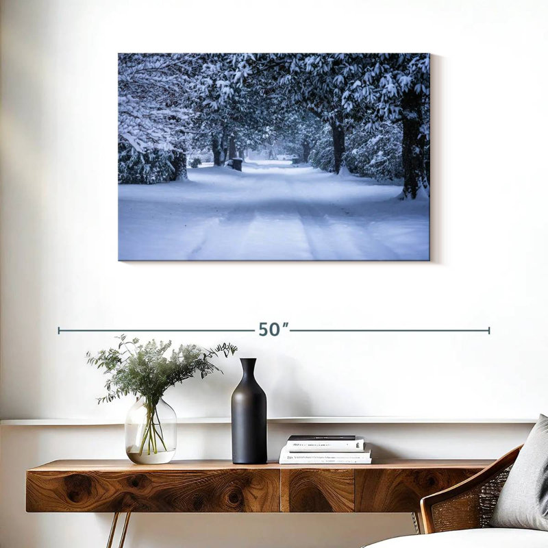 Jour neigeux, H 24 po x l 36 po