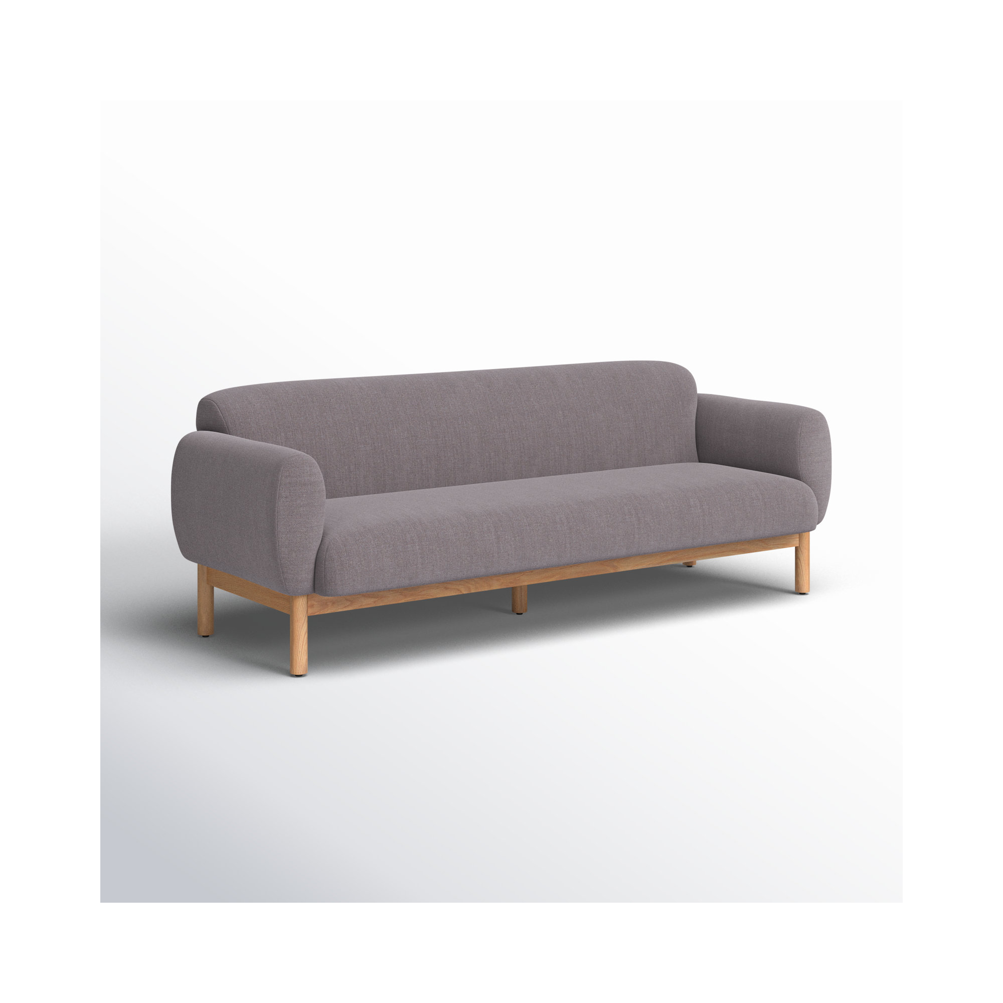 Mattia Sofa, 87" W, Metro Gray Linen Blend