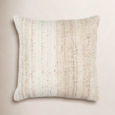 Dia Striped Wool Blend Throw Pillow