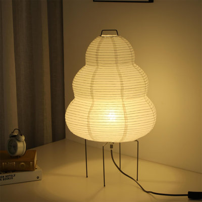 Lampe sur pied en papier Wabi-Sabi