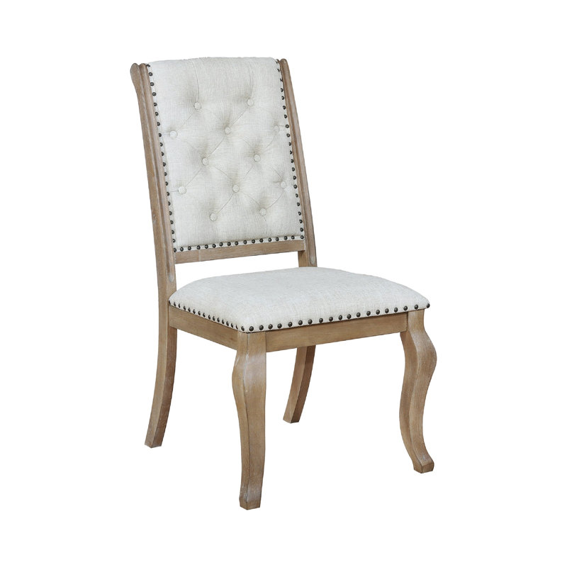 Hallbera 19.25'' H Tufted Upholstered Side Chair