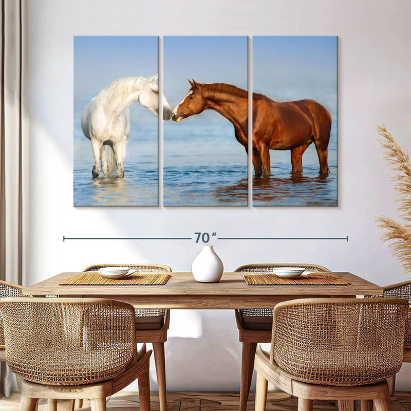 Beach Horses, 42" H x 65" W