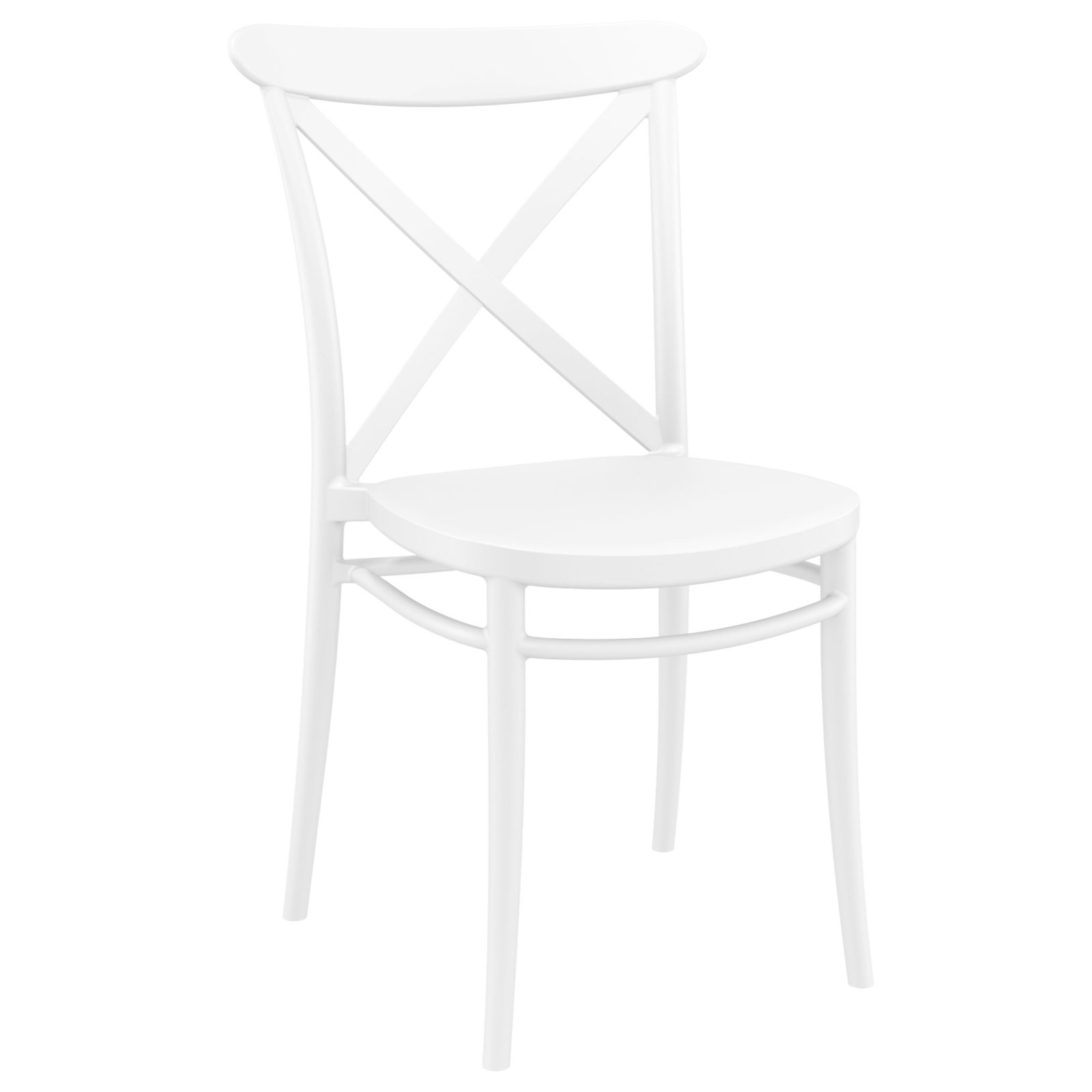 Farrah 24'' Round 2-Person Bistro Set, White
