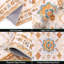 Ensembles de tapis de cuisine Boho 3 pièces avec tapis de couloir antidérapant et tapis de cuisine lavables pour tapis de cuisine épais