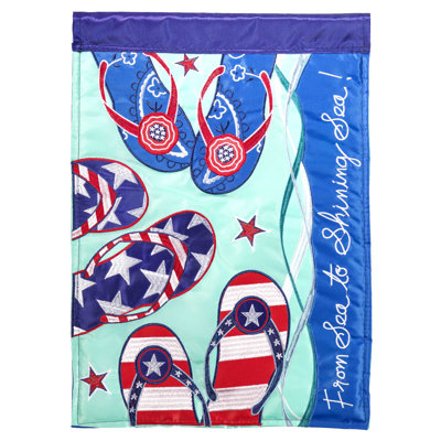 Cloverfield Double Sided 18'' H x 13'' W Polyester Garden Flag