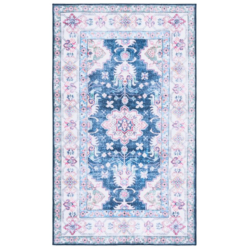 Msrw Tucson 196 Performance Machine Washable Oriental Rug, Rectangle 3' x 5'