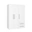 Mijah 3 Door Manufactured Wood Wardrobe-1755727969