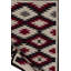 Tapis tissé à la main vintage Navajo ivoire rétro de 3 pi 7 po x 6 pi 1 po