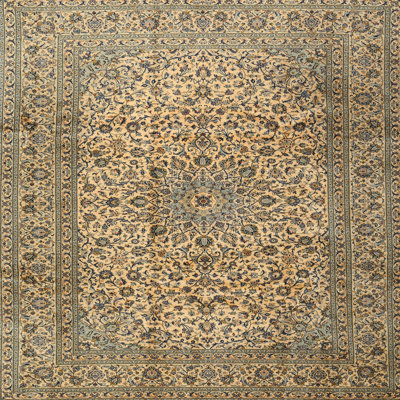 Tapis oriental kaki foncé Alanah