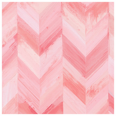 Couvertures à motif de chevrons roses