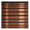Machine Washable Horizontal Stripes Brown Area Rug