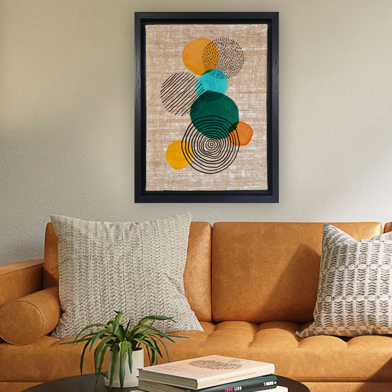 Peinture décorative sur toile, H 26 po x l 18,1 po, Noir