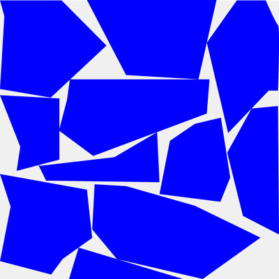 «Block Party Blue» par Juliette Kouyoumdjian - impression