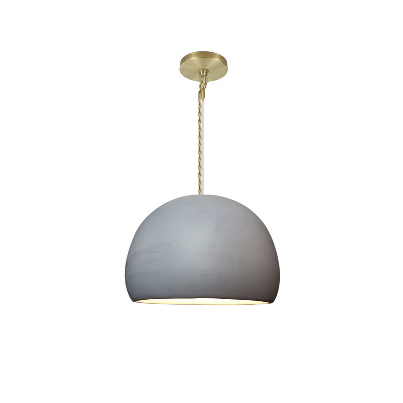 Clay 1 - Light Pendant, Ship, Matte Gray
