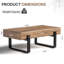 Table basse Rustic