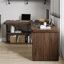 Bureau de direction en L en bois massif avec tiroirs-1091913893-1091913889