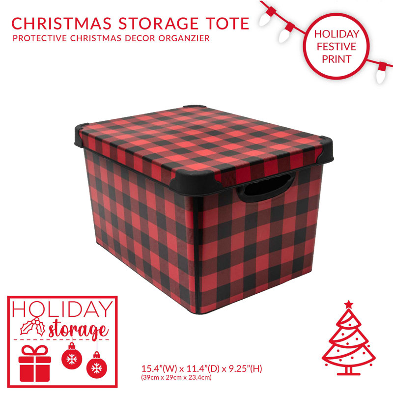 Multi-Use Storage, Black/Red