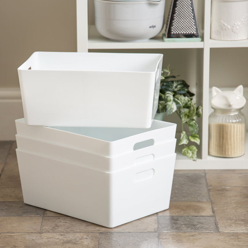 Wham Studio Basket Rectangular, White