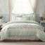9 édredon pour grand lit, aspect classique en coton pour lit, sauge